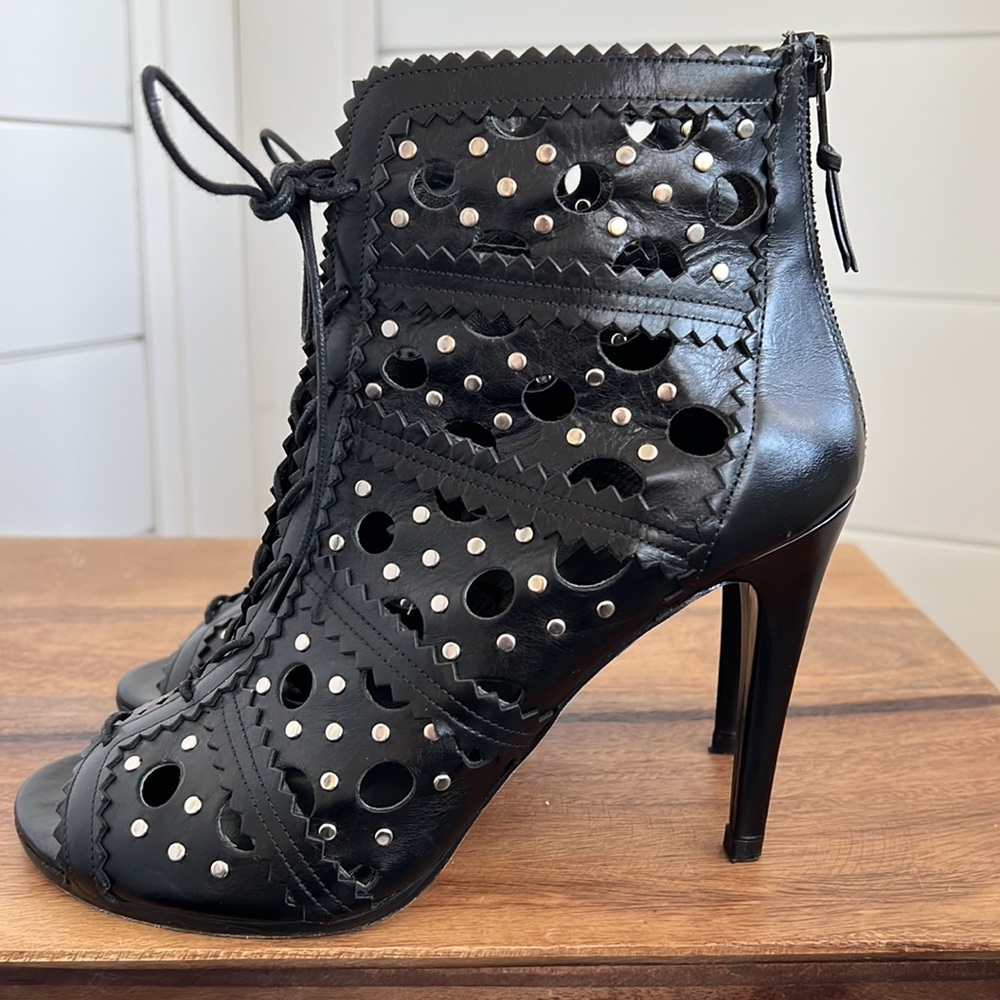 Studded Stuart Weitzman Booties. - Picture 10 of 17